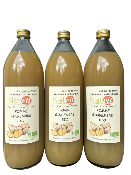 Pur jus Pomme Gingembre BIO Lot de 3 bouteilles de 1L