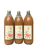 Pur jus Pomme Groseille Lot de 3 bouteilles de 1L