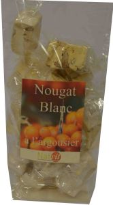 Nougat blanc argousier papillote