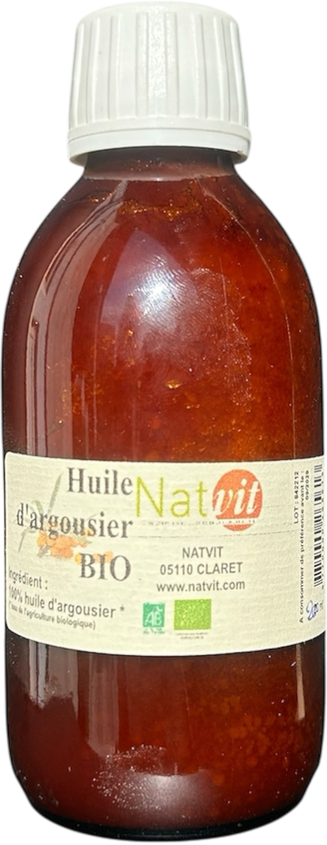 Huile d'argousier BIO 200 ml