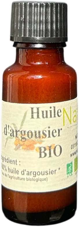 Huile pure d'argousier BIO 20 ml