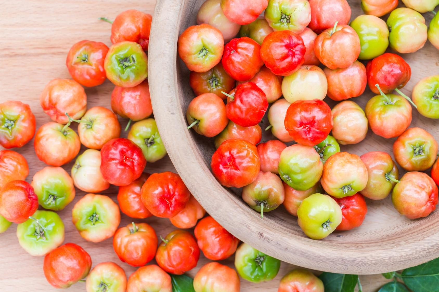 Acerola naturellement riche en vitamine C